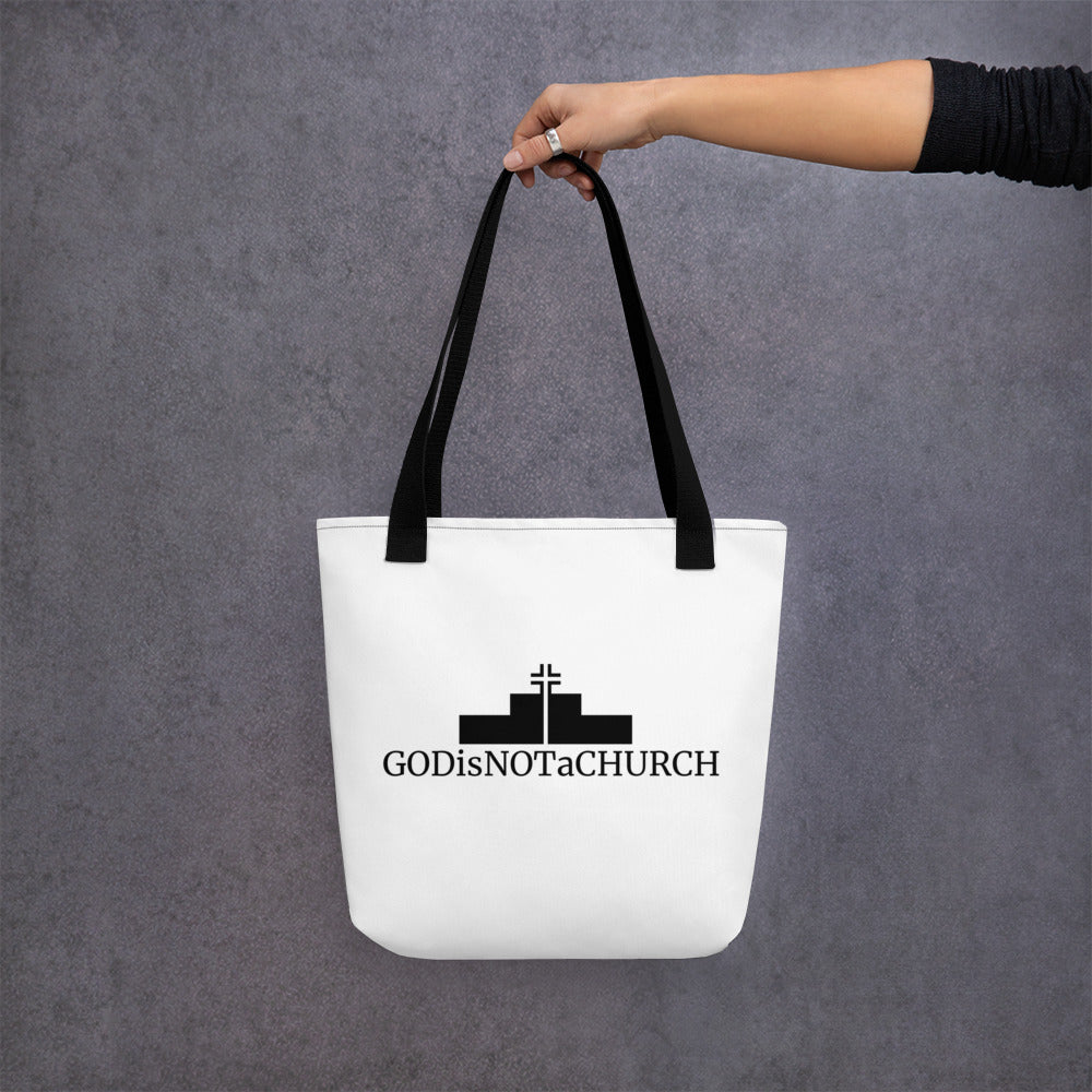 GODisNOTaCHURCHTote bag