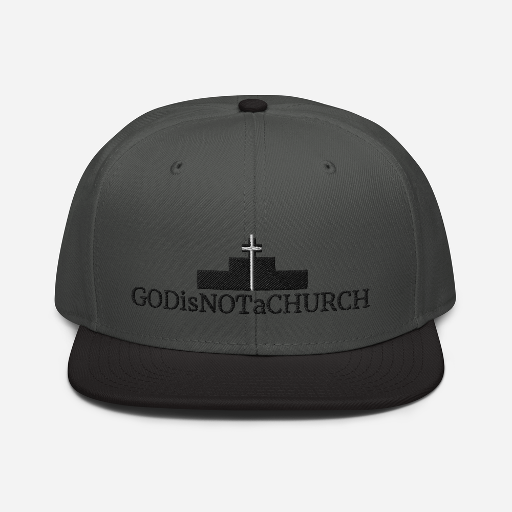 GODisNOTaCHURCH Unisex Snapback Hat