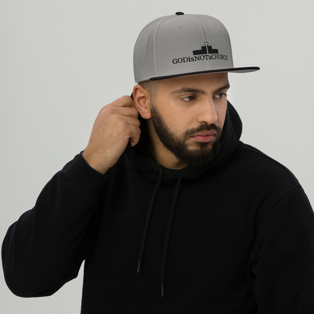 GODisNOTaCHURCH Unisex Snapback Hat