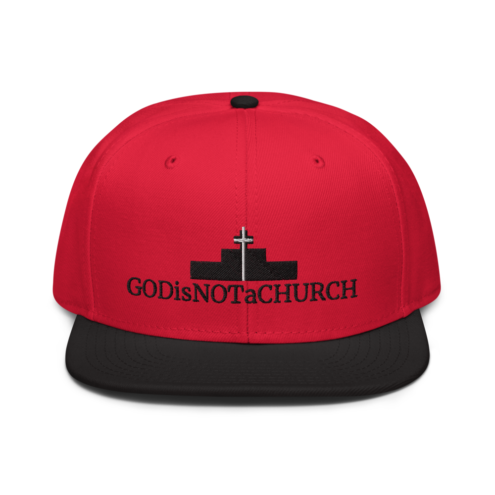 GODisNOTaCHURCH Unisex Snapback Hat