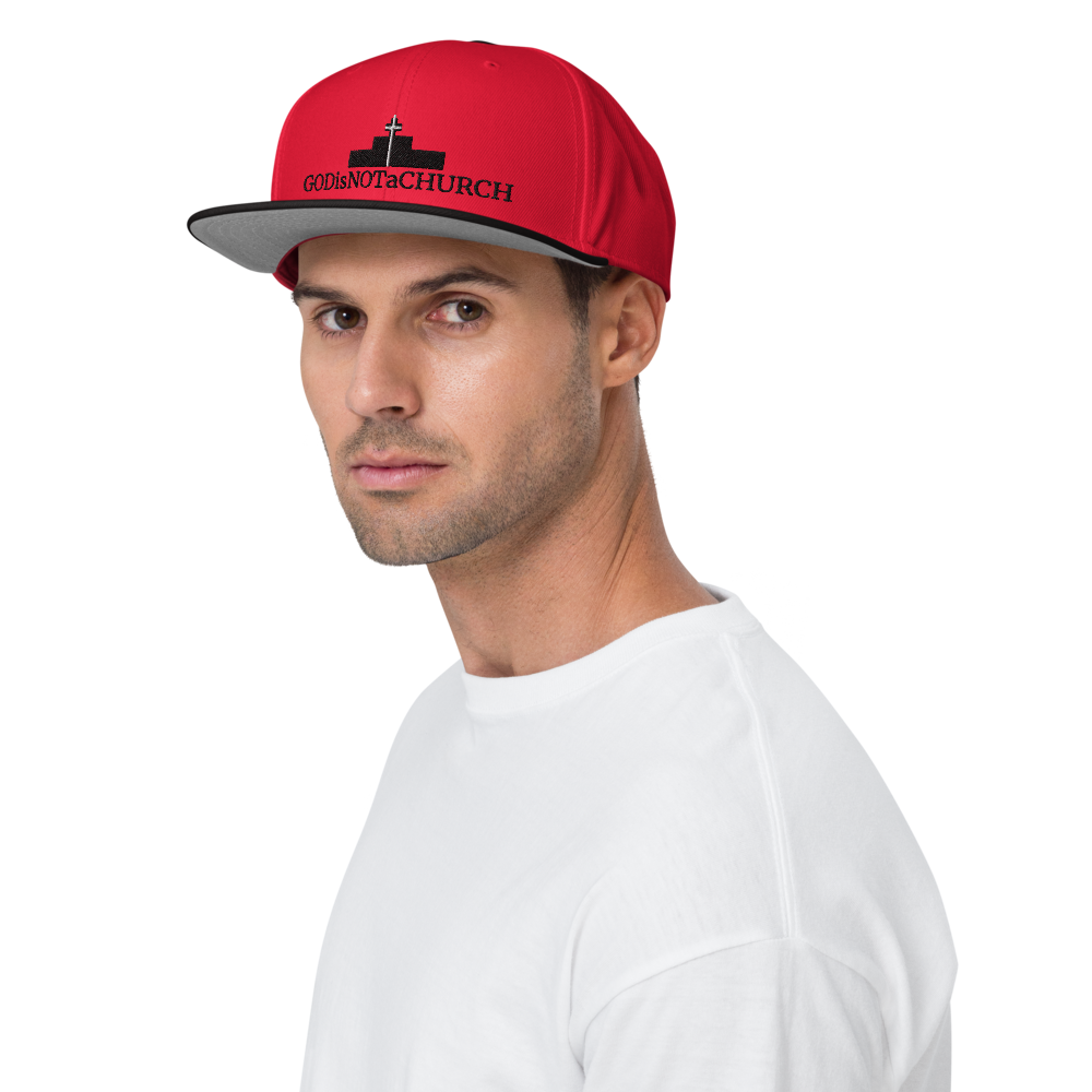 GODisNOTaCHURCH Unisex Snapback Hat