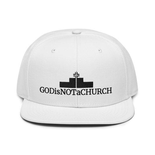 GODisNOTaCHURCH Unisex Snapback Hat