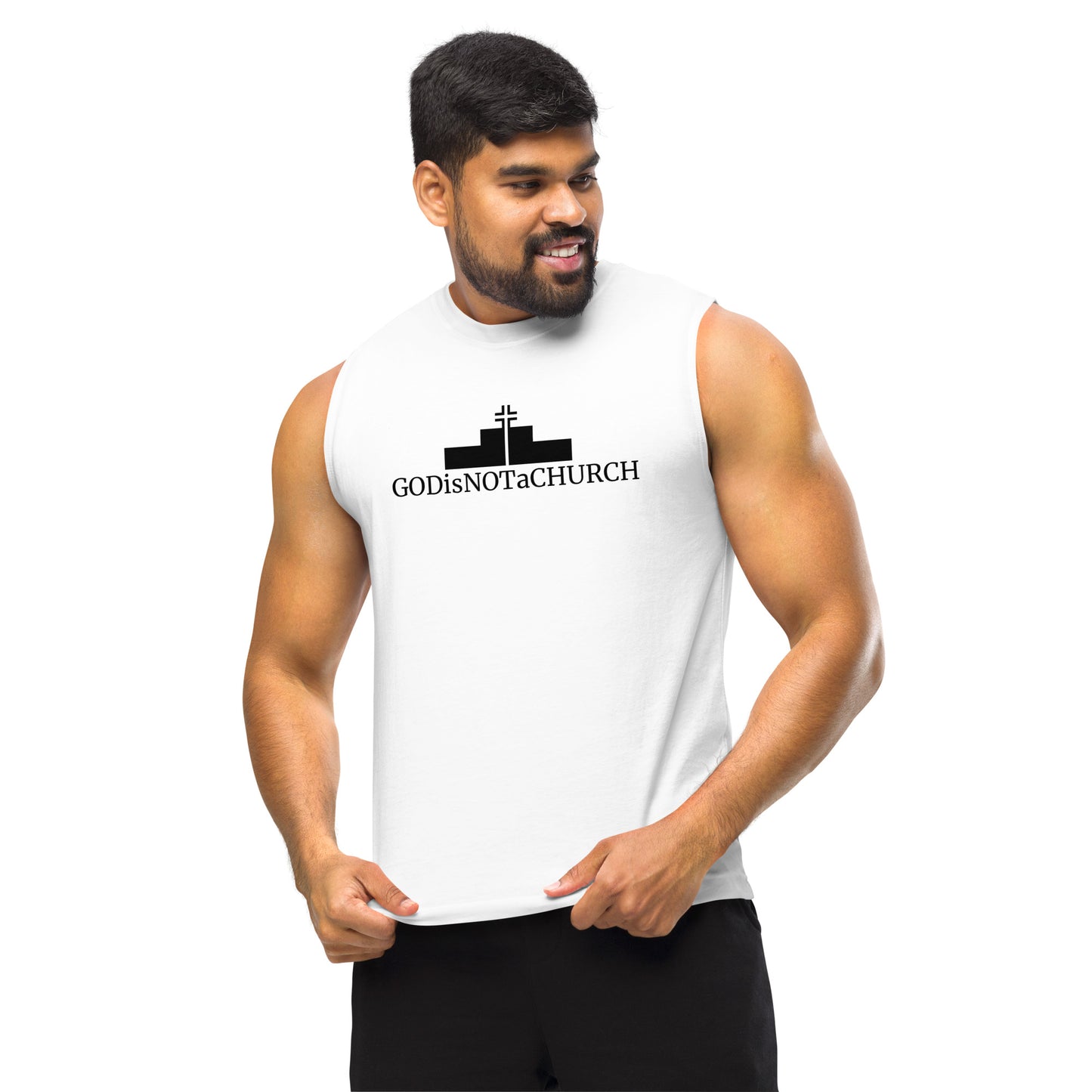 GODisNOTaCHURCH Unisex Muscle Shirt